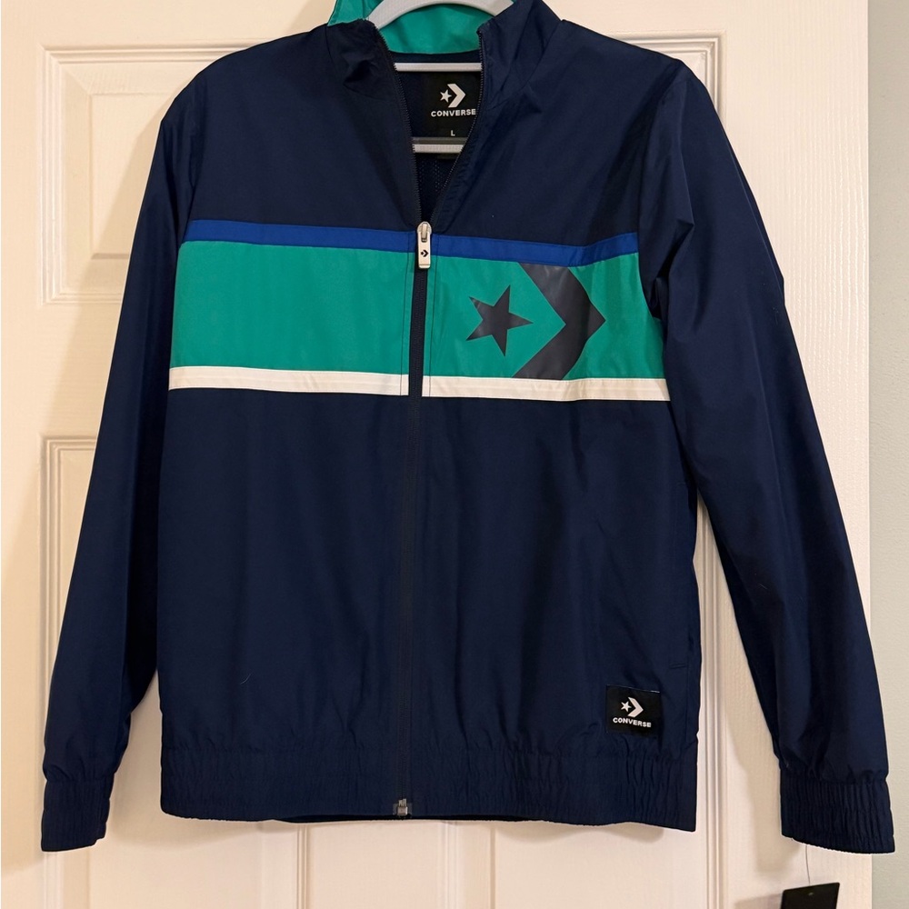 Converse Kids' Navy and Teal Jacket